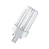 Osram 827 PLUS GX24d-3 - Lampada fluorescente compatta Dulux T, 26 W, luce bianca calda