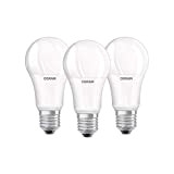 Osram Base Clas A Lampada LED E27, 13 W, Luce Calda, 3 Lamp