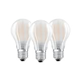 Osram BASE CLAS A Lampada LED E27, 7 W, Luce Calda, 3 Unità (Confezione da 1)