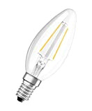 OSRAM Candela Lampadine LED, 2.5 W Equivalenti 25 W, Attacco E14, Luce Calda 2700K, Confezione da 10 Pezzi