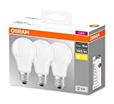 Osram Classic 4058075819436, Lampade LED Plastica Warm White (9 W, 1055 lm, E27, A+)