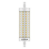OSRAM Dim Line, Tubo LED: R7s, 15 W = Equivalente a 125 W, Bianco Caldo, 2700 K, Chiaro, Confezione Singola