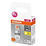 OSRAM G9 Base Pin 12 V/Lampadina LED: G4, 0.90 W, 10 W Equivalenti a, Bianca Calda, 2700 K, 3-Confezione, Chiaro, ...