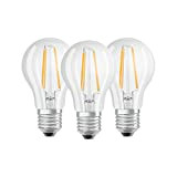 Osram LED Base Classic a Lampada, a Forma di Lampadina con Attacco E27, Non Dimmerabile, Sostituisce 60 Watt, Filamento Trasparente, ...
