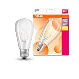 Osram LED Retrofit Filament Edison E27 Bli, 2 W, Chiara, 1 Unità (Confezione da 1)