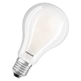 Osram LED Star Classic A200, lampadina LED a filamento opaco, attacco B22d, bianco caldo (2700 K), 3452 lumen, ricambio per ...