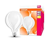 Osram LED Star Classic Globe, attacco E27, non dimmerabile, bianco caldo, sostituisce una lampada tradizionale da 100 Watt, opaca (la ...
