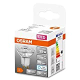 OSRAM LED Star PAR16 35 LED lampada riflettore con 36 gradi di angolo di visione, base GU10, bianco luce del ...