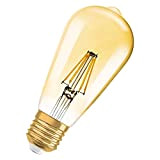 Osram Vintage 1906 LED Edison Gold E27, 4 W Equivalente a 34 Watt. 380lm