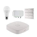 OtioHome - Kit di avviamento (3 moduli tapparelle + 1 telecomando + 1 box + 1 lampadina WiFi,