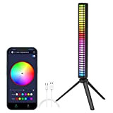 OUPINLH RGB Barra Luminosa a LED Reattiva al Suono, Sincronizzazione del Ritmo Musicale, Luce d'atmosfera a LED con Controllo APP ...