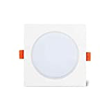 OUUED Luce Di Pannello Quadrato 5W Bianco Slim LED Ha Messo Downlight Alluminio A Prova Di Umidità Rivestimento Ignifugo IP44 ...