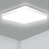 Ouyulong Plafoniera Led Soffitto Quadrata, 36W Plafoniere Led Impermeabile IP54, 4350LM 4000K Bianco Naturale lampade da soffitto Utilizzata In Bagno ...