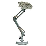 Paladone Millennium Falcon Posable Desk Lamp Lampada da Scrivania, Grey, Standard