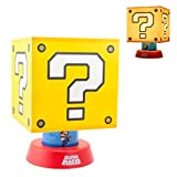Paladone Super Mario Icona Lampada con Tre Impostazioni Luminosità e Spegnimento Automatico, Nintendo Merchandise, Giallo (PP9318NN)