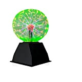 Palla al Plasma, 6 Pollici Lampada a Sfera al Plasma, Touch Light Sensitive Touch Ball per Office Desk, Bambini Bambino ...