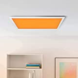 Pannello LED da soffitto, 60 x 60 cm, cambiamento cromatico RGB, con telecomando, 1 x 40 W LED integrato, 1 ...