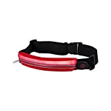 Paulmann Waist Bag Red Rechargeable 70968 Corsa LED Function con Scomparto per Smartphone incl. 1x0,4 Watt Rosso Marsupio Luminoso Tessuto ...