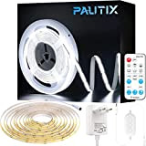 PAUTIX Strisce LED COB Bianco freddo 6000K, 5m 504LEDs/M LED Strisce luci kit dimmerabili ,Super Bright 24V Luci a nastro ...