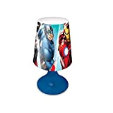 PELLECCHIA COLORI Lampada da Tavolo Marvel Avengers - 18 cm - Blu