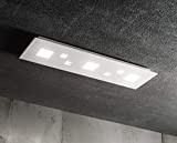 PERENZ Lampada da parete LED 39W 3120Lm 4000K Applique rettangolare in Metallo e Plexiglass Misure LxHxP 70x20x3,5 cm