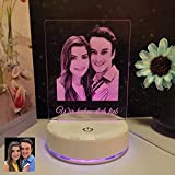 Personalizzata 3d Foto Lampada da letto lampada personalizzata con foto Luci di notte personalizzate 3D Lampada immagine personalizzata un regalo ...