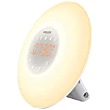 Philips HF3505 Light Therapy, Simulatore dell'alba con lampada a LED (10 impostazioni) e interfaccia touch, Bianco
