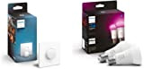 Philips Hue Smart Button, Telecomando per Controllo delle Luci Smart Hue + Philips Hue Lampadina Smart LED, White & Color ...