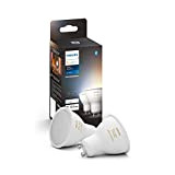 Philips Hue White Ambiance 2 Faretti LED Smart, con Bluetooth, Attacco GU10, 5 W, Dimmerabili, Luce Bianca da Calda a ...