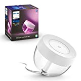 Philips Hue White and Color Ambiance Iris Lampada da Tavolo Smart Led , Bluetooth, Dimmerabili, LED Integrato, 8 W, Bianca