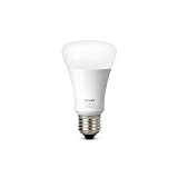 PHILIPS Hue White and Color Ambiance Lampadina Smart LED, Attacco E27, Luce Bianca o Colorata, 9.5 W, Versione 2018