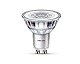 Philips LED Classic, confezione da 2 [GU10 Spot] 4,6 W - 50 W equivalente, 220 - 240 V, bianco 3000 ...