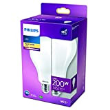 Philips LED Lampadina LED Goccia, Equivalente a 200W, Attacco E27, Luce Bianca Calda, 2700K, non Dimmerabile