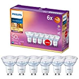 Philips Lighting Kit 6 Faretti, 3.8 W Equivalenti a 50 W, Luce Calda, Attacco GU10