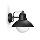 Philips Lighting Lampada da Parete Hoverfly, per Esterno E27, 60 W, Nero
