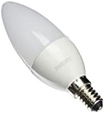 Philips Lighting Lampadina LED Oliva, Attacco E14, 7 W Equivalenti a 60 W, 2700 K Luce Bianca Calda Naturale