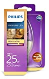 Philips Lighting LEDOL25CLDIM Lampadina LED Warmglow B38 E14 WW CL 1BC/4 W, Bianco, 4W (25W)