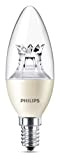 Philips Lighting LEDOL40CLDIM Lampadina LED Warmglow B38 E14 WW CL 1BC/4, 6 W, Bianco, 6W (40W)