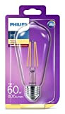 Philips Philips Lampadina LED Vintage, Attacco E27, 7 W Equivalenti a 60 W, 2700K, E27, 7 watts, Bianco, 14x6.4x6.4 cm