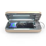 PhoneSoap 3 UV Disinfettante per Smartphone E Caricatore Universale | Disinfettore A Luce UV Brevettato E Clinicamente Testato | (Oro Chiaro)