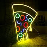 Pizza Luce al Neon Insegne al Neon a Forma di Cibo a Forma di Cibo in Acrilico per parete Insegna ...