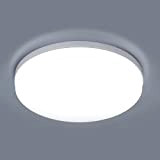 Plafoniera a LED 48W 4320 lm Lampada da soffitto per Interni 6500K Bianco Freddo Ø30cm Illuminazione a Pannello Rotondo per ...