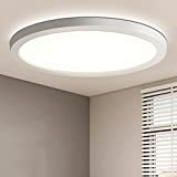 Plafoniera a LED rotonda, pannello piatto, 24 W, 2040 lm, lampada da soffitto a LED da 13 mm, bianco neutro ...
