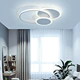 Plafoniera Lampadario da soffitto a led con 3 Luci cerchi Design Stile Moderno Lampada per Camera Cucina Salotto Locali Commerciali ...