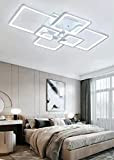 Plafoniera Lampadario da soffitto a led con 6 Luci Quadrati Design Stile Moderno Lampada per Camera Cucina Salotto Locali Commerciali ...