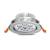 Ploutne Gioielli contatore Faretto orientabile LED Angolo Embedded soffitto Pannello Chiaro Alluminio Durevole di LED da Incasso da Incasso for ...