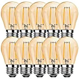 ProCrus Lampadina LED E27 2W,Lampada LED Vintage G45 Edison,2700K Bianco Caldo,LED a Filamento Retro Illuminazione,100LM Sostituzione Lampada a 10W,Non Dimmerabile,Lampadina ...