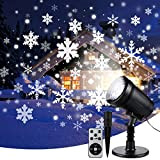 Proiettore Luci Natale Da Esterno, Lampada Proiettore Fiocco Di Neve Ip65 Illuminazione Da Esterno Impermeabile Con Telecomando e Timer Per ...