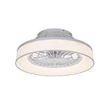 QAZQA emily - LED Ventilatori da soffitto Moderno - 1 luce - Ø 47 cm - Bianco - Moderno - ...