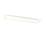 QAZQA Plafoniera liv - Moderno - Plastico,Acciaio - Bianco - Allungato (LED) LED Max. 1 x 36 Watt